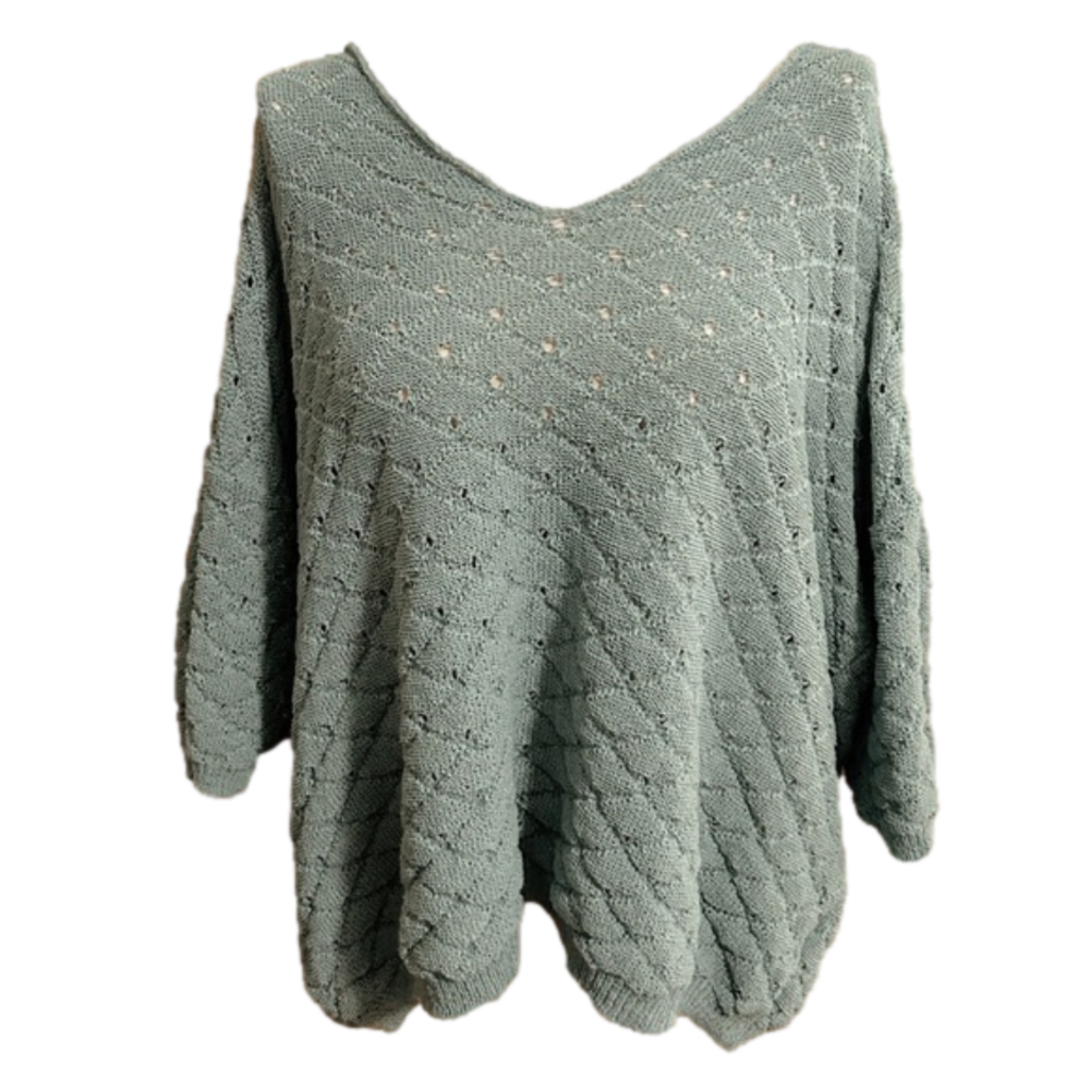 Heyson Knit Green Top